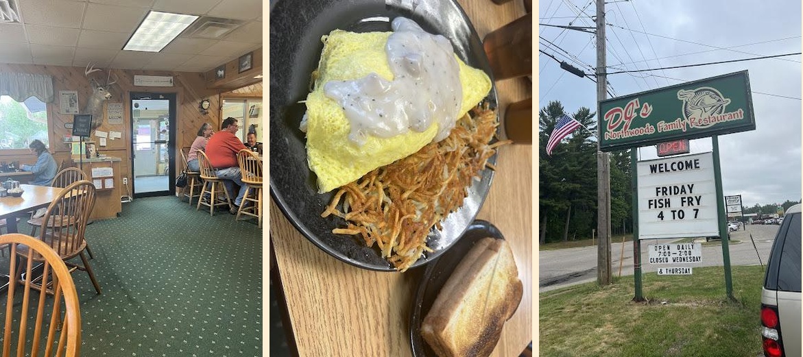 DJ's Northwoods Family Restaurant Menu