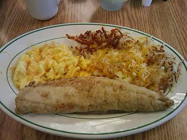 Walleye and Eggs Breakfast